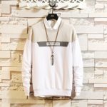 Men's round neck hoodless sweater for autumn and spring 2019